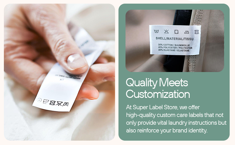 Waslabels op maat<br>