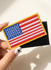 Tactical USA Flag Patch 10-Pack – Embroidered with Hook & Loop