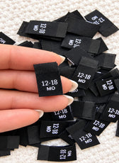 Size Labels Baby