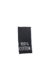 100% Cotton Label