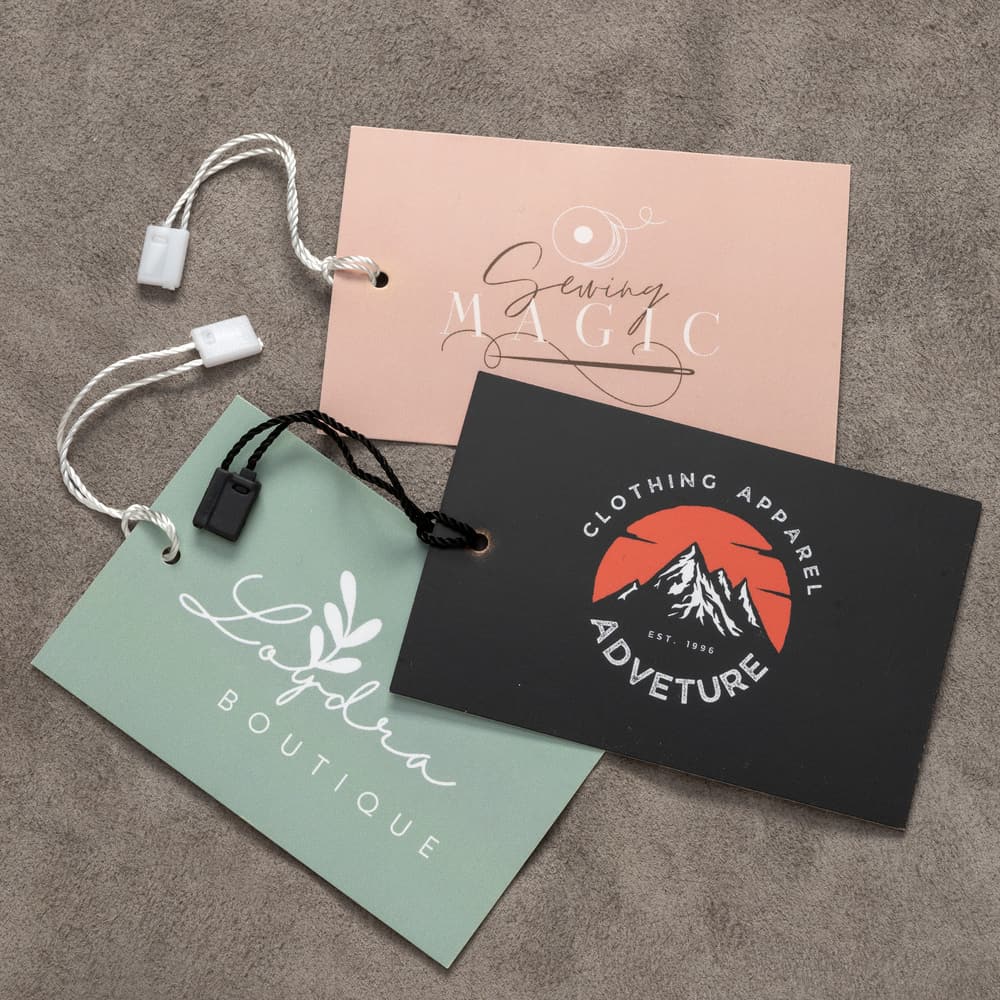 Gepersonaliseerde hangtags