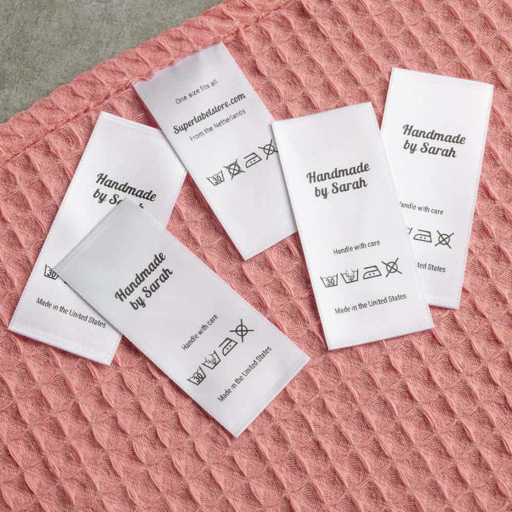 Waslabels op maat<br>