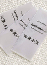 Waslabels op maat<br>