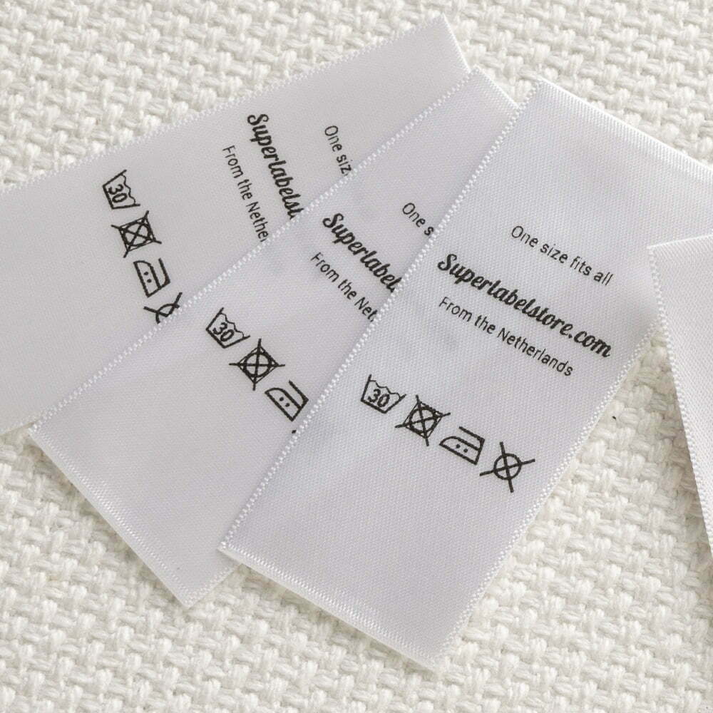 Waslabels op maat<br>