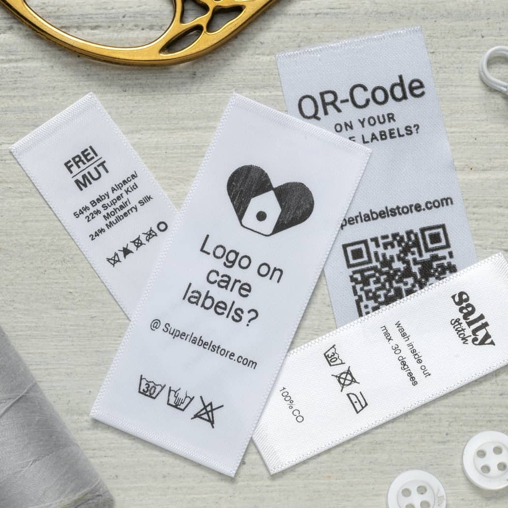 Waslabels op maat<br>