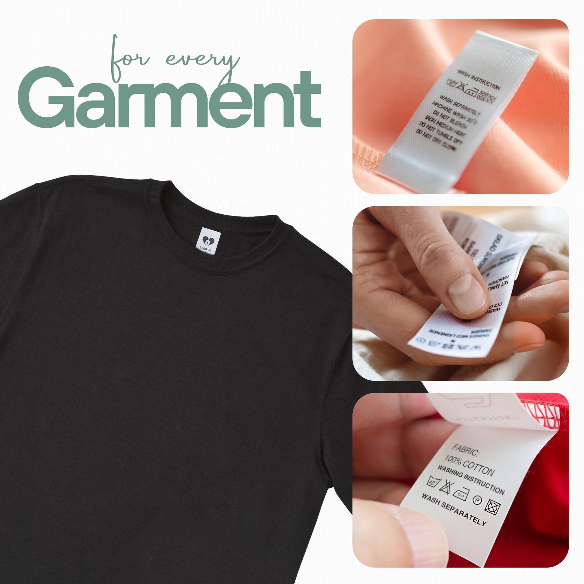 Waslabels op maat<br>