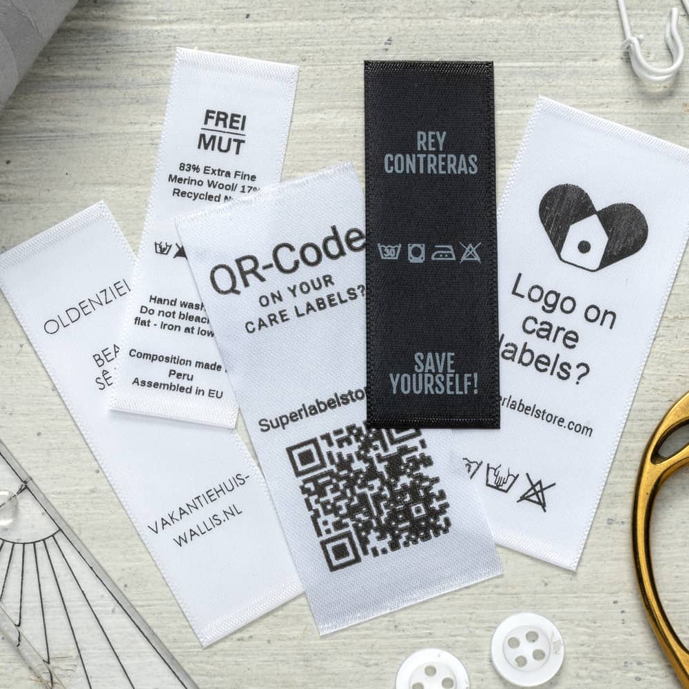 Waslabels op maat<br>