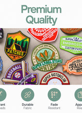 Geborduurde patches op maat