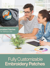 Geborduurde patches op maat