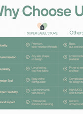 Geborduurde patches op maat