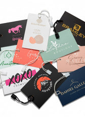 Clothes With Tags Custom Hang Tags | Printed Tags with Cords for Clothing & Gifts – Super ...