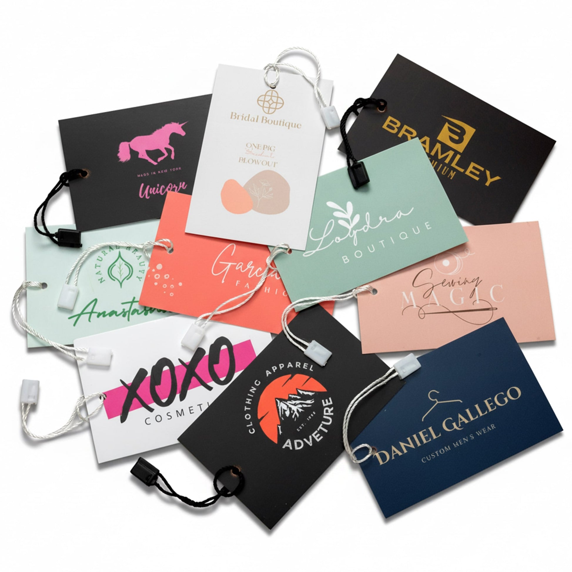 Gepersonaliseerde hangtags