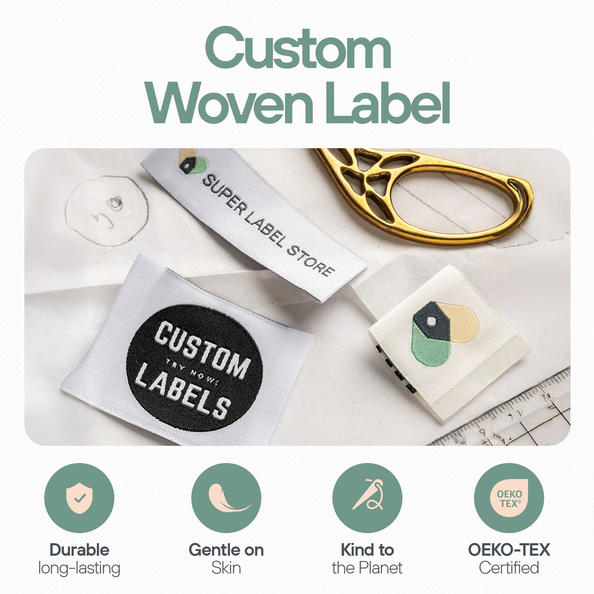 Geweven labels op maat