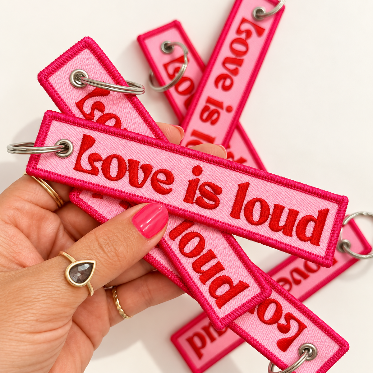 Embroidered Keychains