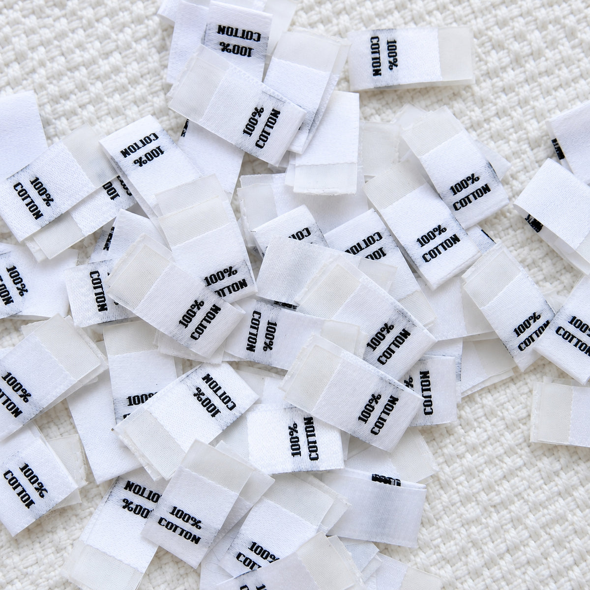 100% Cotton Label