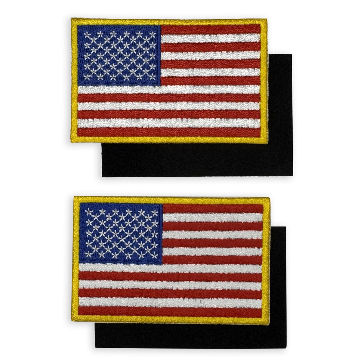 Tactical embroidered usa flag patches