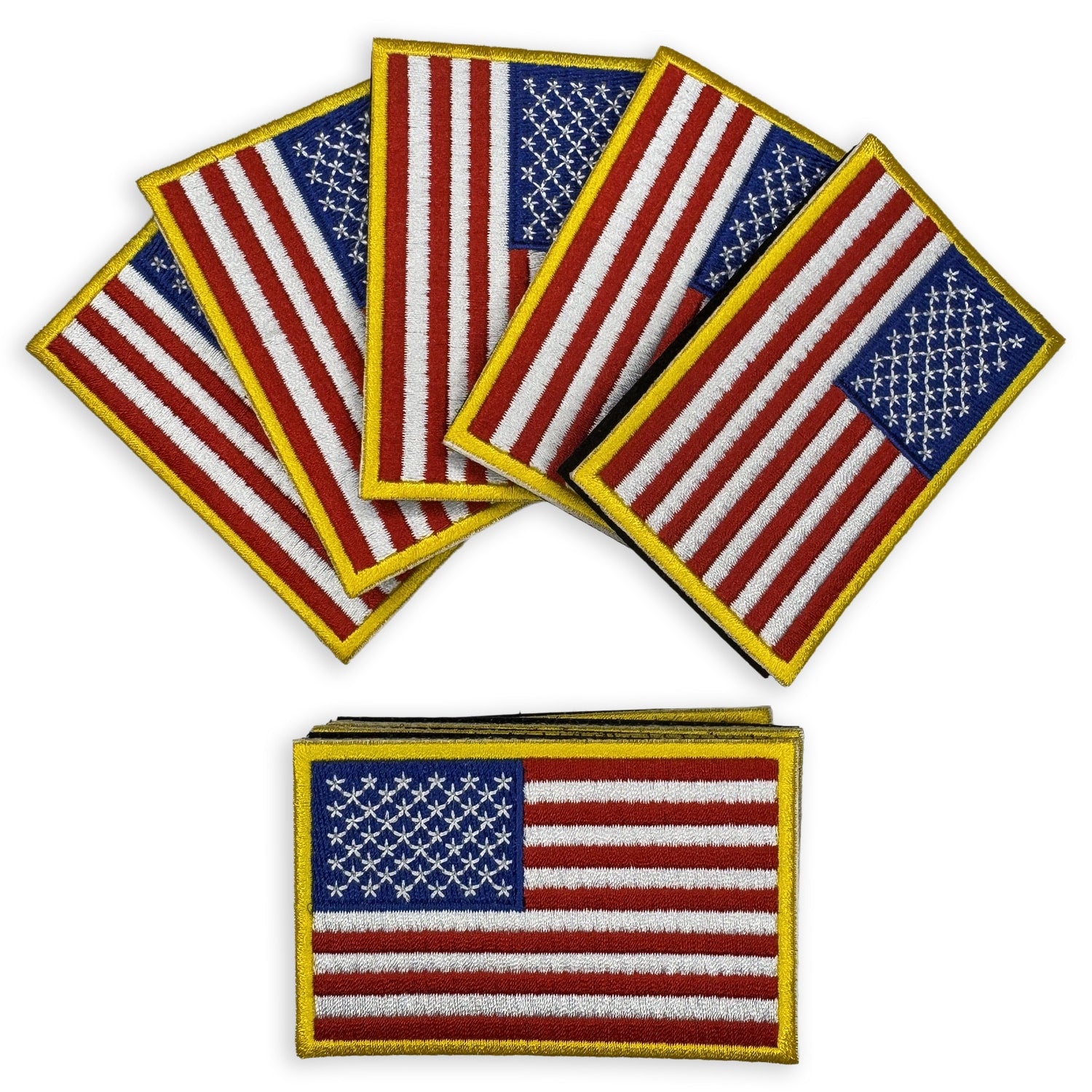 Tactical embroidered usa flag patches