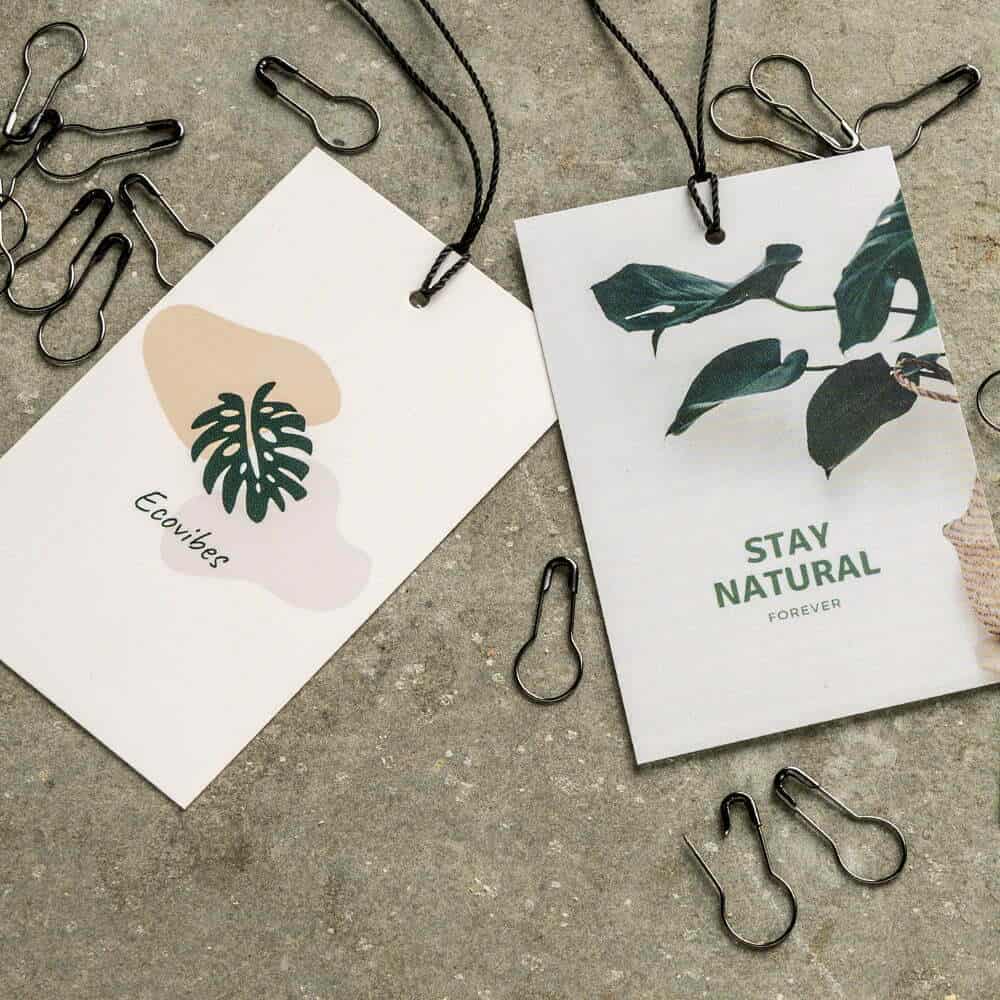 Custom hang tags design
