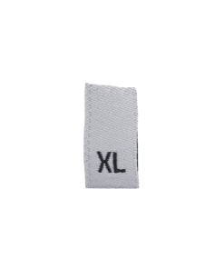 size label xl extra large white 1