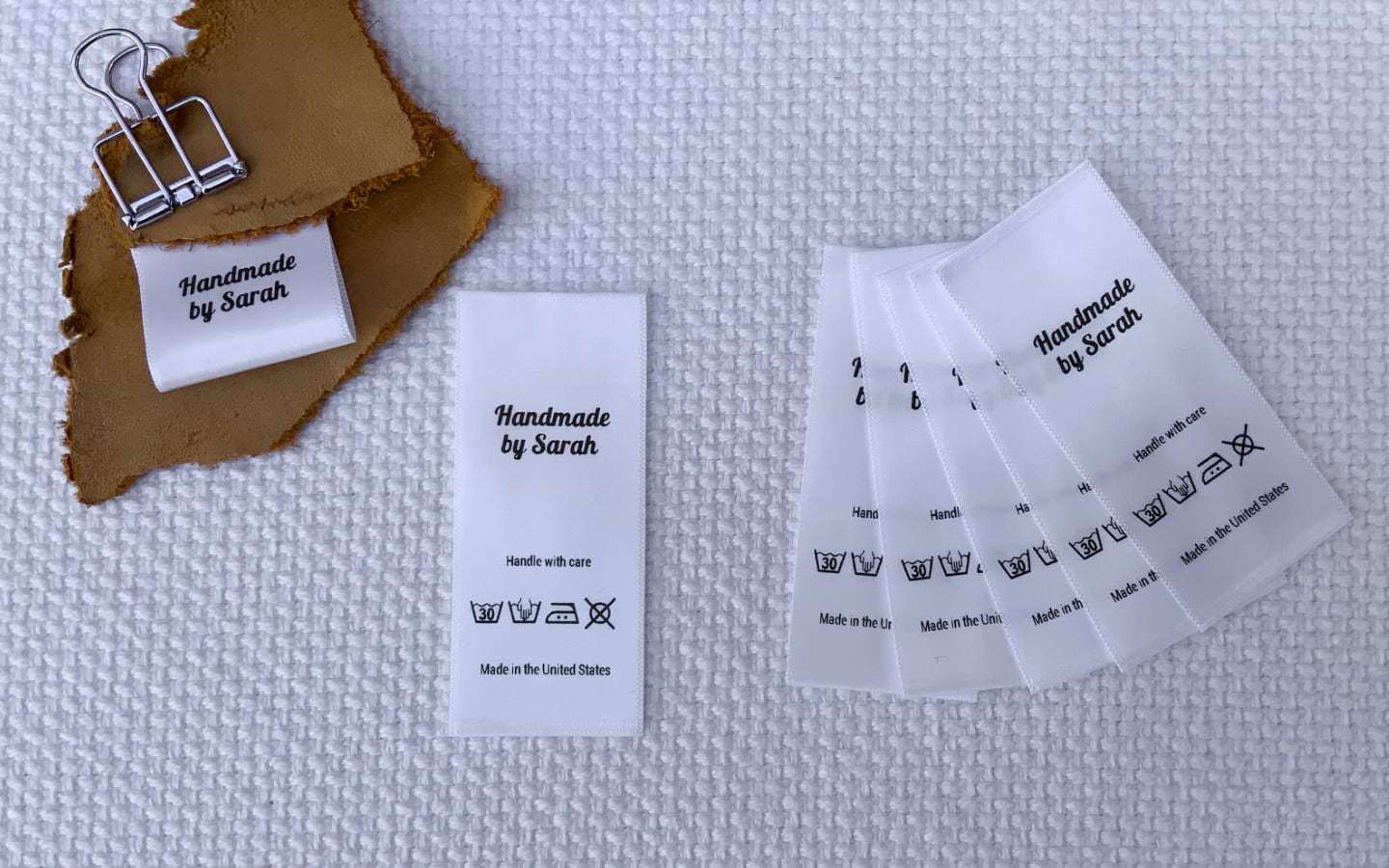 Custom care labels - Waslabels