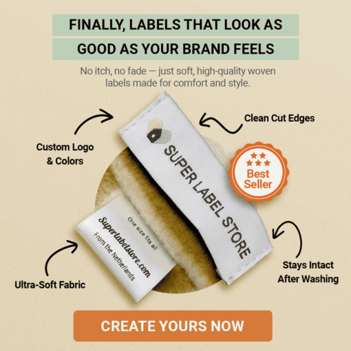 custom woven labels 100
