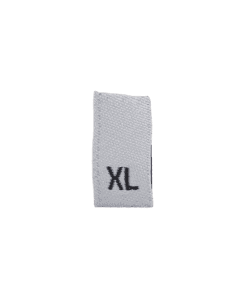 size label xl extra large white 1