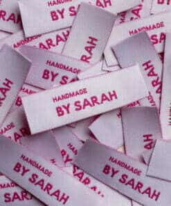 Custom basic woven label design