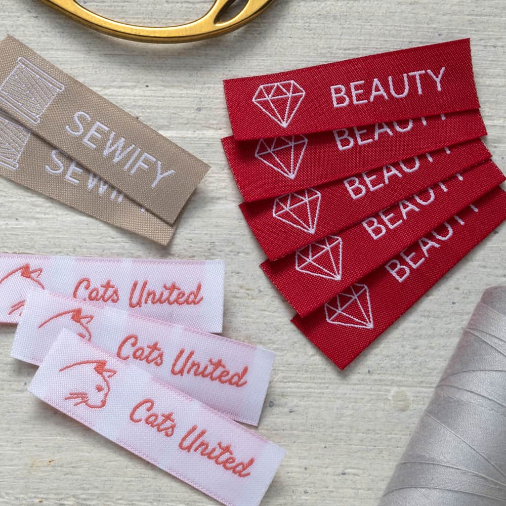 DIY custom clothing labels